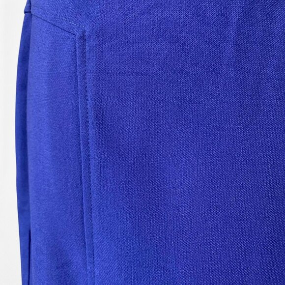 Vintage Y2K Loft Blue High Waisted Low Rise Bodycon Knee Length Skirt Size S/M - Picture 7 of 7